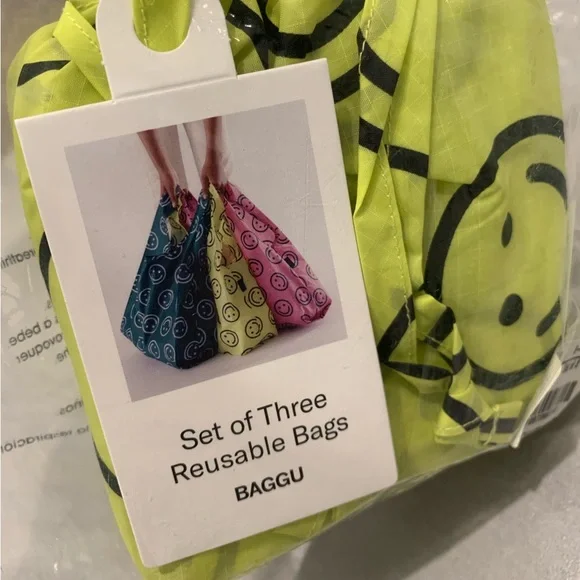 BAGGU x Reusable Bag set of 3 - Picture 2 of 4